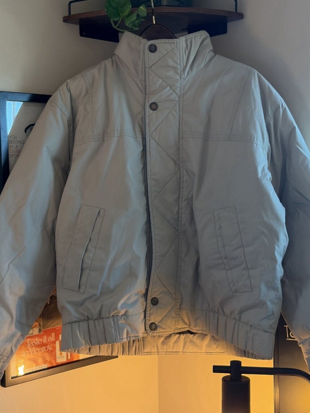 Members Only 80s Down Puffer Jacket Size 38